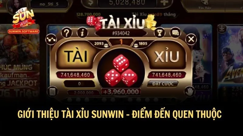 Tài xỉu Sunwin là điểm đến quen thuộc của nhiều game thủ